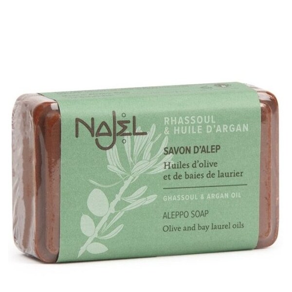 Săpun de Alep cu ulei de argan și argilă rhassoul