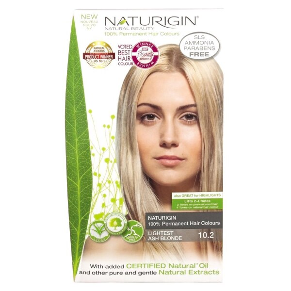 10.2 Blond cenusiu foarte deschis - Vopsea naturala de par