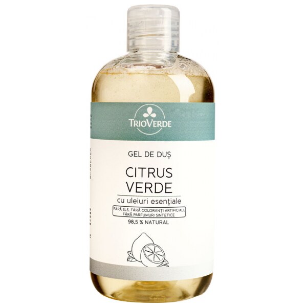 Gel de duș cu citrus verde