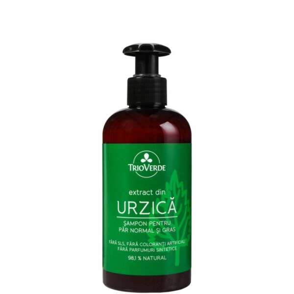 Șampon cu extract de urzică pentru păr gras