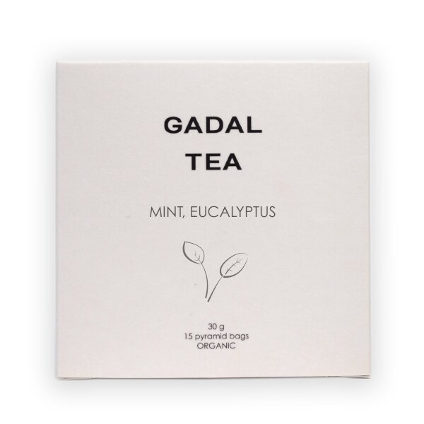 Ceai organic mentă și eucalipt (15 piramide)