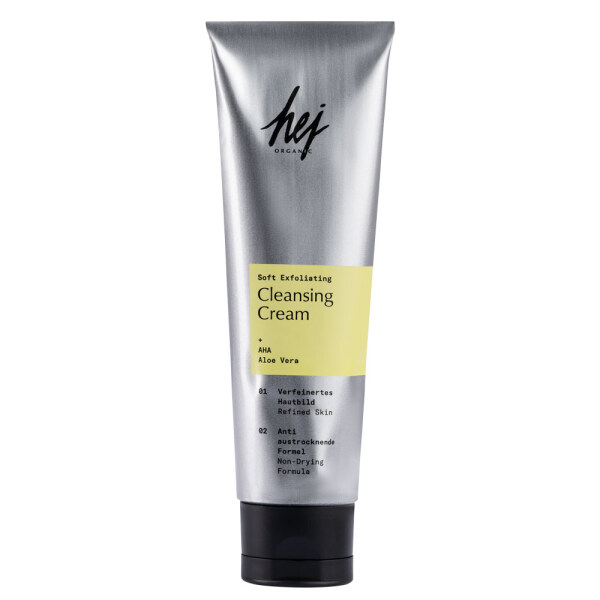 Hej organic Longevity exfoliating cleansing cream